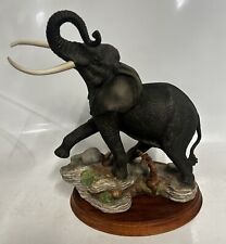 Elephant porcelain franklin for sale  ROMFORD