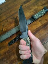 Kit SAS (curso da selva de Belize} Faca de aço e barra de facão/pry (ambos MUITO afiados), usado comprar usado  Enviando para Brazil
