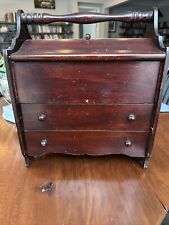 Wood sewing box for sale  Millis