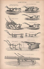 1874 print agriculture for sale  YORK