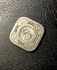 1929 Netherlands 5 Cents coin - XF/AUNC - Nice - #F49 comprar usado  Enviando para Brazil