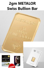 Metalor gram gold for sale  MANCHESTER