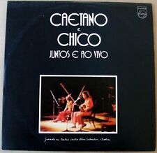 Gravação ao vivo CAETANO VELOSO & CHICO BUARQUE Juntos E Ao Vivo BRASIL LP 1972 comprar usado  Enviando para Brazil