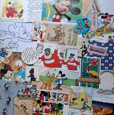 Small Disney Mickey Mouse Scrapbooking Ephemera Kit Pack Bundle Paper Washi Tape for sale  Shipping to South Africa