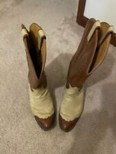 Men's Tony Lama Lizard Tip Boots for sale  Church Hill
