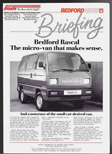 Bedford rascal briefing for sale  UK
