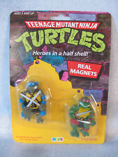 Usado, Par de imanes de refrigerador vintage 1988 Teenage Mutant Ninja Turtles Leo Raph segunda mano  Embacar hacia Argentina