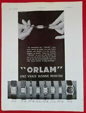 Publicité 1934 montres d'occasion  Nice-