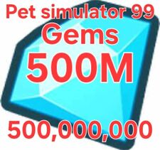 500 Million Gems ~ Pet Simulator 99 ~ Pet Sim 99 comprar usado  Enviando para Brazil