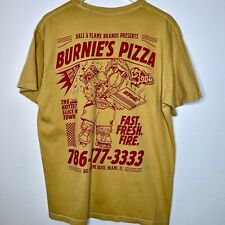 Usado, Camiseta Top Miami Heat Mascota Grande Amarillo Rojo Gráfico Burnie's Pizza Agotada segunda mano  Embacar hacia Argentina