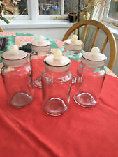 Glass jars plastic for sale  SAFFRON WALDEN