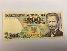 Polnische banknote 200 gebraucht kaufen  Werder,-Cracau,-Prester