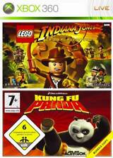 Usado, Lego Indiana Jones y Kung Fu Panda Combo Xbox 360 Gam segunda mano  Embacar hacia Argentina