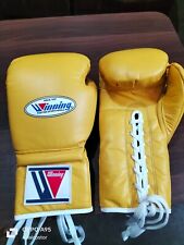 Guantes de boxeo cuero entrenamiento Muay Thai Mma guante de 16 oz, usado segunda mano  Embacar hacia Argentina