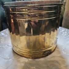 Vintage Brass Planter, Cache Pot, Container, Bowl Cottage Or Farmhouse  for sale  Shipping to South Africa