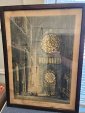 Antique framed lithograph for sale  Melrose