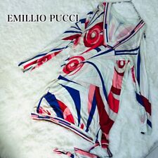 Blusa túnica Emilio Pucci estampa total vermelha rosa azul tamanho G usada JP AM253 comprar usado  Enviando para Brazil