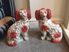 Antique pair staffordshire for sale  ILKESTON