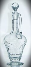 Used, Stunning Crystal Cut Glass Wine Decanter  Claret Jug - 32cm, 850g for sale  Shipping to South Africa