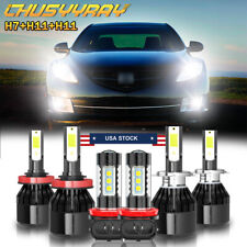 Kit de lâmpadas de neblina para Mazda 6 2009-2010 6PCS 6000k farol de LED feixe alto e baixo, usado comprar usado  Enviando para Brazil