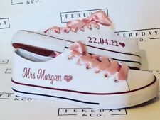 Personalised wedding shoes for sale  HALESOWEN