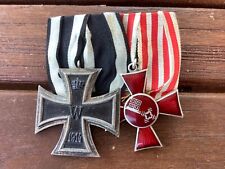 Orden Spange Bremen Eisernes Kreuz 2.Klasse und Hanseatenkreuz Hansestadt HB gebraucht kaufen  Emden