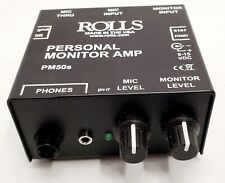 Rolls PM50s Personal Monitor Amp with Power Supply Used one time. for sale  Shipping to South Africa