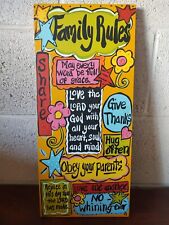 Family rules inspirational for sale  Oklahoma City