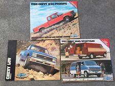 Chevrolet pickups brochure for sale  WEYMOUTH