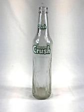 Vintage Clear Crush Glass Soda Bottle 16 oz 1 Pint  2191-E for sale  Shipping to South Africa