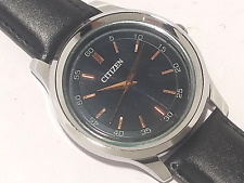 Men's Wrist Watch Citizen Quartz Black Color Dial India Made Analog Good Looking for sale  Shipping to South Africa