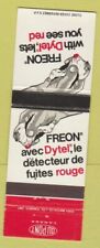 Matchbook cover freon for sale  USA