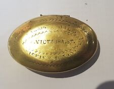 Miners brass snuff for sale  CHIPPENHAM