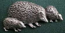 Hedgehog family pin for sale  Shipping to Ireland