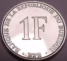 Gem Unc Burundi 1993-PM 1 Franc~Last Year Ever Minted~Free Shipping for sale  Shipping to South Africa