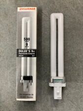 Osram Sylvania 20329 Dulux S 9W fluorescent compact 580 lumens pack de 5 for sale  Shipping to South Africa