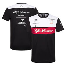 🏎️🔴💨 ¡Camiseta Negra del Equipo de F1 Alfa Romeo! 🏁👕 segunda mano  Embacar hacia Argentina