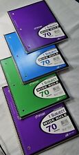 4 NOTEBOOKS COM REGULAÇÃO LARGA DE VOO SUPERIOR 1 ASSUNTO 70 FOLHAS  comprar usado  Enviando para Brazil