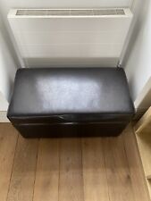Leather storage trunk for sale  LONDON