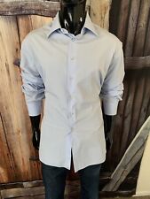 Stefano Ricci Long Sleeve Light Blue Dress Shirt 18 (46) for sale  Shipping to South Africa