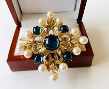 Vintage blue cabochon for sale  FALKIRK