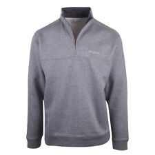 Columbia Men's Charcoal Heather Hart Mountain II Half Zip Fleece Sweater (030) til salgs  Frakt til Norway