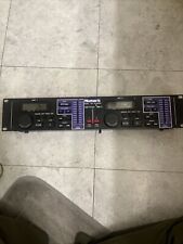 Reproductor de CD doble disco compacto NuMark CD 7020 MK II DJ montaje en rack sin probar, usado segunda mano  Embacar hacia Argentina