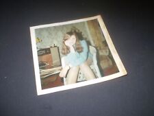 Used, social history 1960's pretty girl long hair  fashion photograph colour 4'inch for sale  Shipping to South Africa