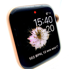 (Senza Cinturino) Oro Apple Watch Serie 5 Cellulare Alluminio 40mm BattHealth83% A2156 usato  Spedire a Italy