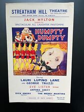 Flyer 1954 pantomime for sale  LONDON
