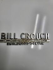 Vintage bill crouch for sale  Spring