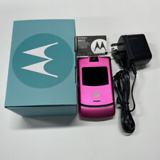Motorola RAZR V3 Unlocked Flip Bluetooth GSM 850 /900 /1800 /1900 Mobile Phone, used for sale  Shipping to South Africa
