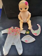 Boneca de brinquedo BABY ALIVE real como pode ser 2017 16” cabelo loiro olhos azuis E2352 testada comprar usado  Enviando para Brazil