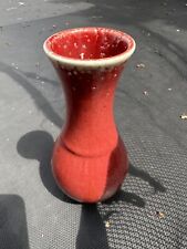 Jarrón chino antiguo de porcelana esmaltada con hielo rojo sangre de buey Sang De Boeuf 18 segunda mano  Embacar hacia Argentina